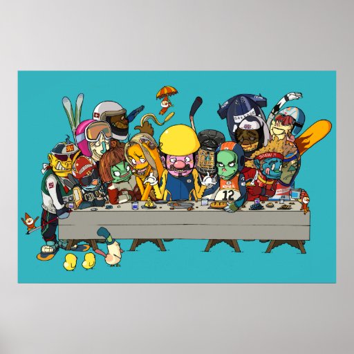 Winter Olympic ver.the Last Supper Poster