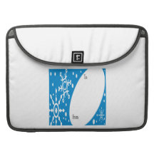 Winter Present Tag Sleeve For MacBooks