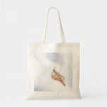 Winter Scene - Beach Leaf In Snow Tote Bag