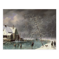 Winter Scene postcards