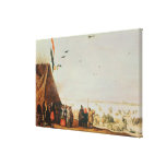 Winter Scene Stretched Canvas Prints