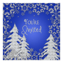 Winter Snow Multi-Purpose Invitation