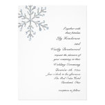 Winter Snowflake Wedding Invitation