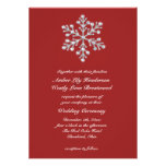 Winter Snowflake Wedding Invitation 2