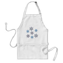 Winter snowflakes aprons