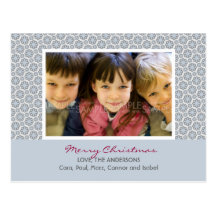 Winter Snowflakes :: Christmas Photo Postcard