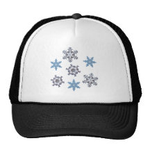 Winter snowflakes hat