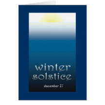 Winter Solstice Greeting Card