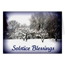 Winter Solstice Greetings Cards