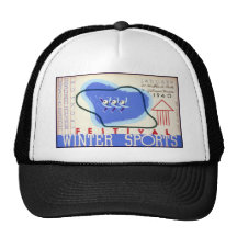 Winter Sports Festival Mesh Hats