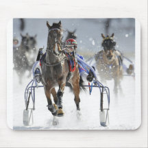 Winter Standardbred Mousepad
