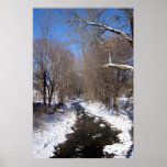 Winter Stream Poster