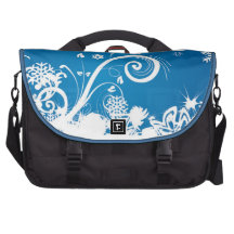 Winter Swirls Laptop bag