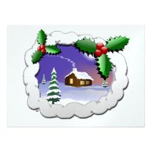 Winter wonderland personalized invites