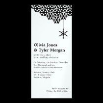 Winter Wonderland Wedding Invite invitations