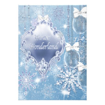 Winter Wonderland Winter Prom Invitations