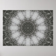 Winter's Mandala Posters