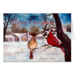 Winters Serenity Christmas Blank Card