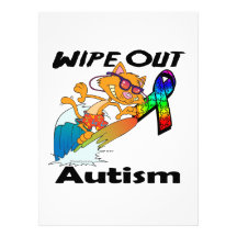 Wipe Out Autism Custom Announcement