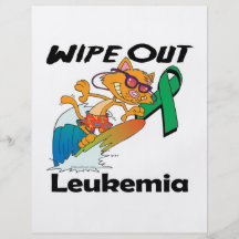 Wipe Out Leukaemia (green) Flyer