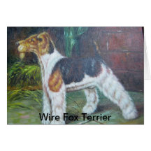 Wire Fox Terrier Greeting Card