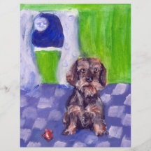 wirehaired dachsund senses smiling moon flyer