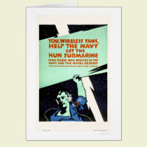 Wireless Fans, Help the Navy (US02299) cards