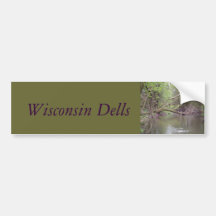 Wisconsin Dells Creek Bumper Sticker