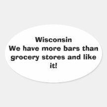Wisconsin more bars sticker