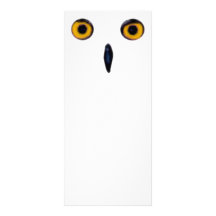 Wise Old Owl Eyes Custom Rack Cards