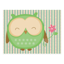 Wise Owl Postcard