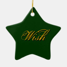 Wish - Green Ornament