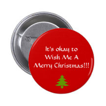 Wish Me A Merry Christmas button