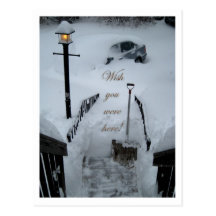 "Wish you were here" Postcard