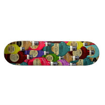 Witch Doctor Magic Potion Apothecary Tonic Bottles Skateboard Deck