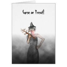 Witch - Halloween Greeting Card