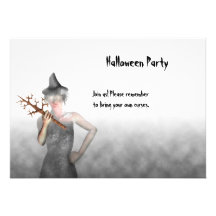 Witch - Halloween Party Invitation
