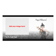 Witch - Halloween Photo Card