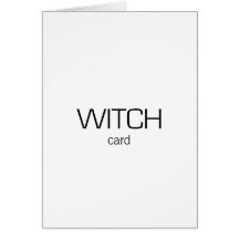WITCH Note Card
