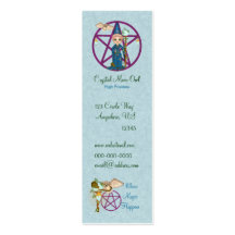 Witch Pentacle Skinny Card Business Card Template