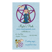 Witch Pentacle Standard Card Business Cards