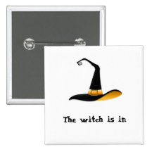 Witch Pinback Button