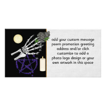 Witch Playthings Personalised Photo Card