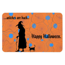Witches are Back rectangular magnet