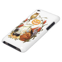 Witches Brew Vintage Halloween Barely There iPod Cases