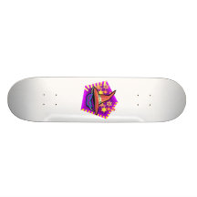 Witches costume custom skate board