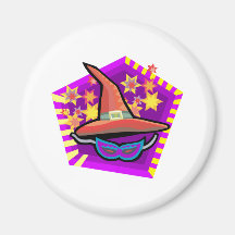 Witches costume magnets