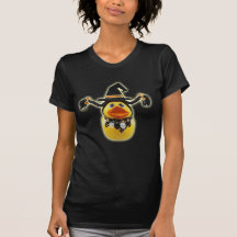 Witchy Ducky (Red Moon Rising) Tee Shirts