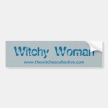 Witchy Woman Bumper Stickers