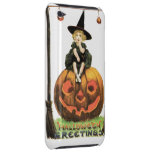 Witchy Woman Vintage Halloween iPod Case-Mate Cases